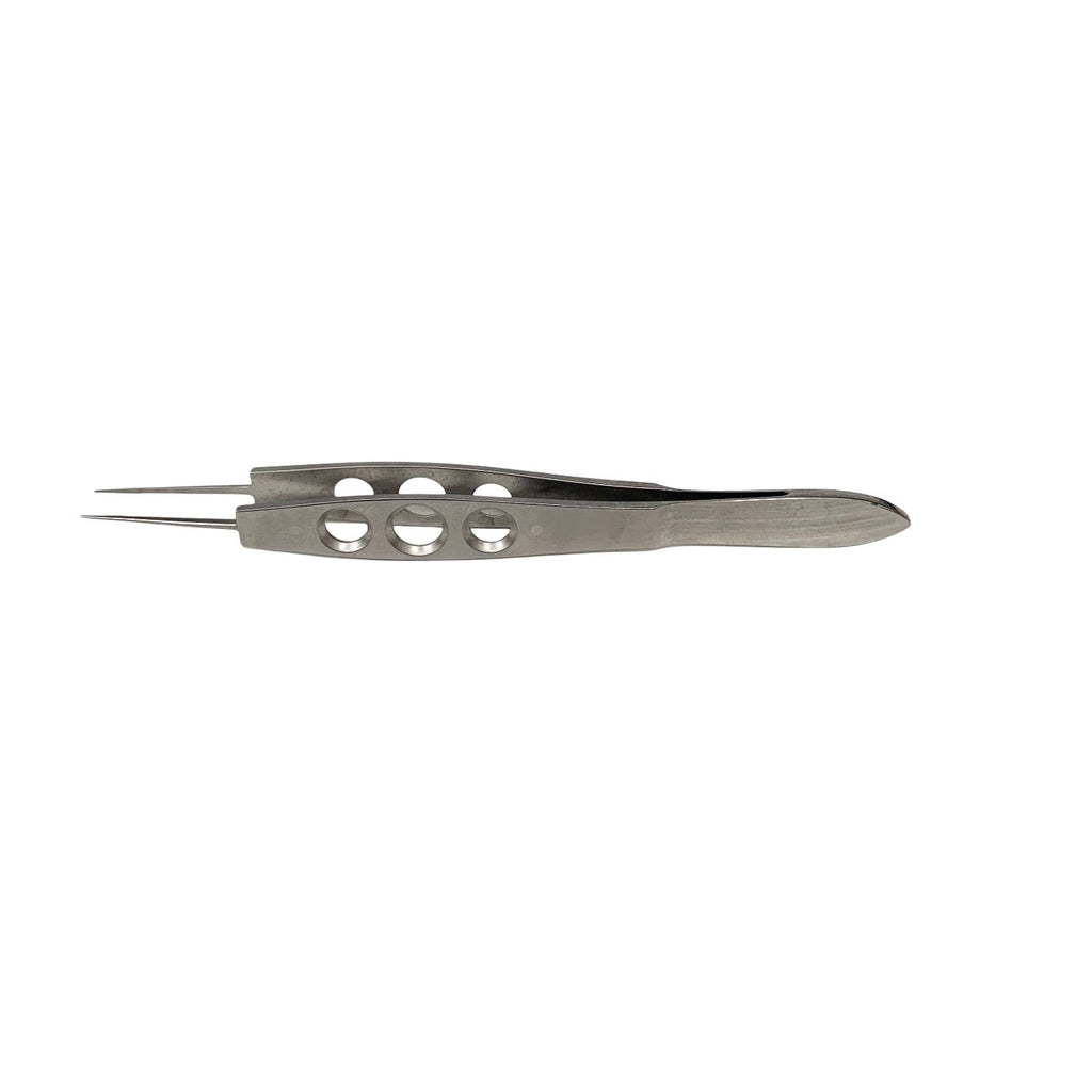 Ambler Surgical 9641E Jaffe Tying Forceps 4in Straight Smooth 3-Hole Handle