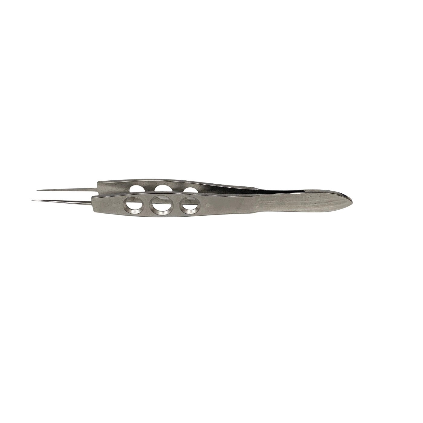 Ambler Surgical 9641E Jaffe Tying Forceps 4in Straight Smooth 3-Hole Handle