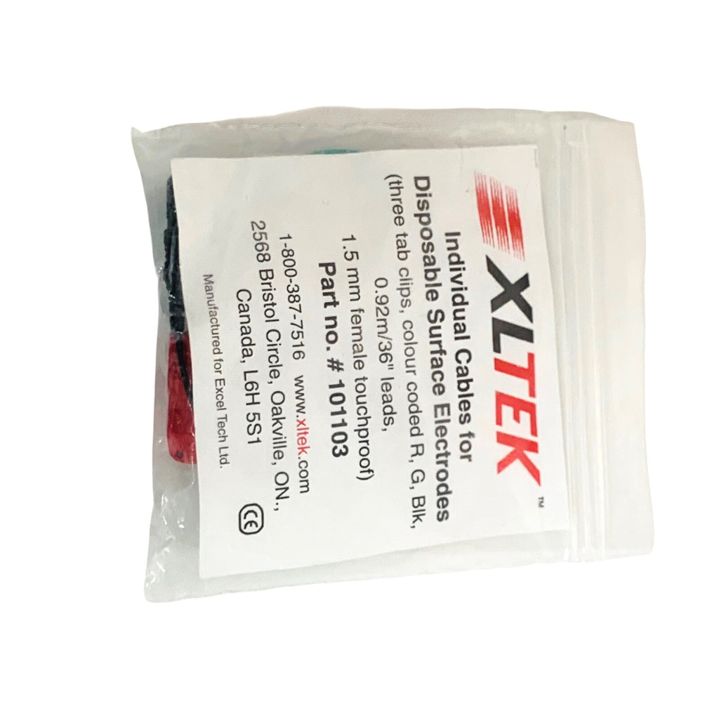 XLTEK Ref 101103, Individual Cables for Disposable Surface Electrodes
