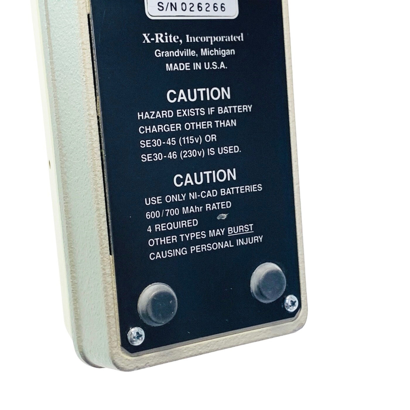X-rite REF 331, B/W Transmission Densitometer Battery Operated