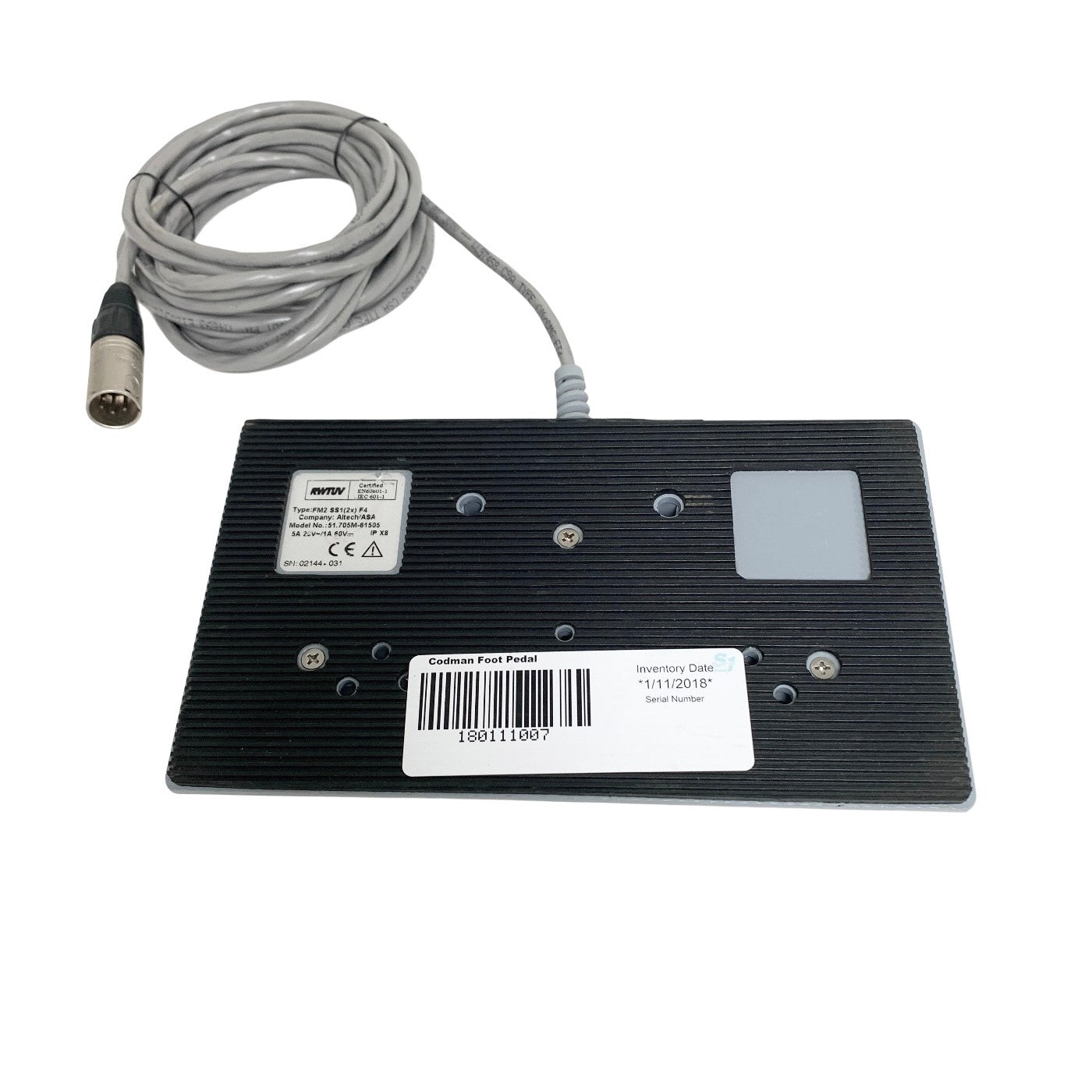 Codman REF 80-1149, TYPE FM2, Monopolar Footswitch, CUT COAG