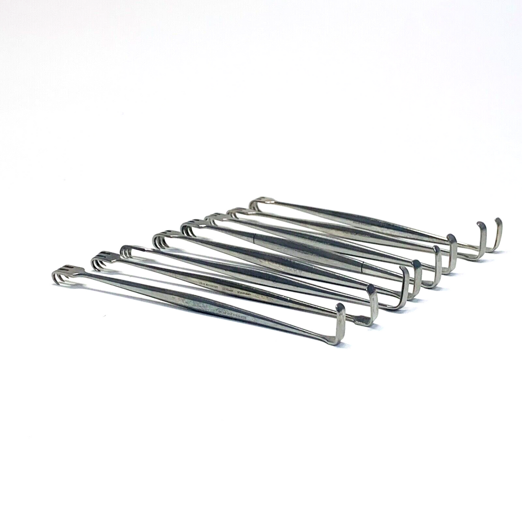 LOT OF 8 SURGICAL SENN RETRACTOR DOUBLE ENDED