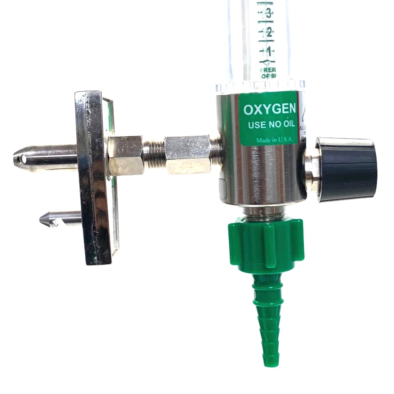 Allied Healthcare Timeter, Chemetron Oxygen Flowmeter w/ Male Attachment
