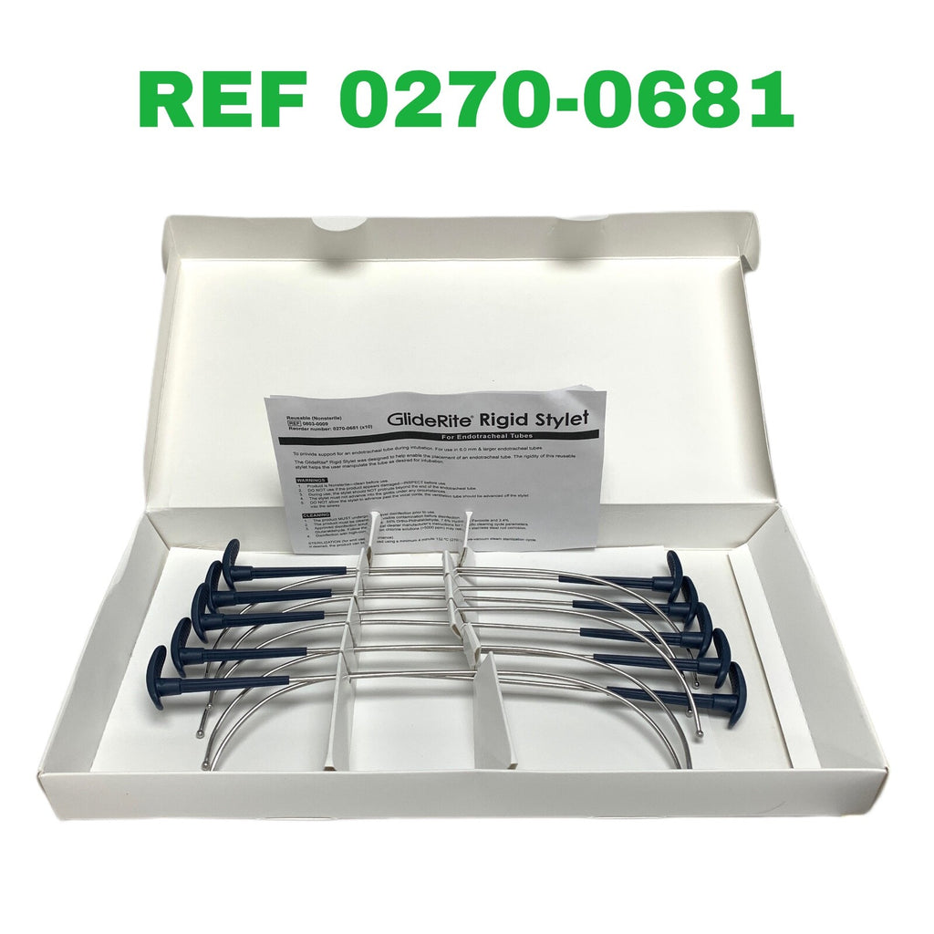 Verathon REF 0270-0681, GlideRite Rigid Stylet, (0803-0009x10)