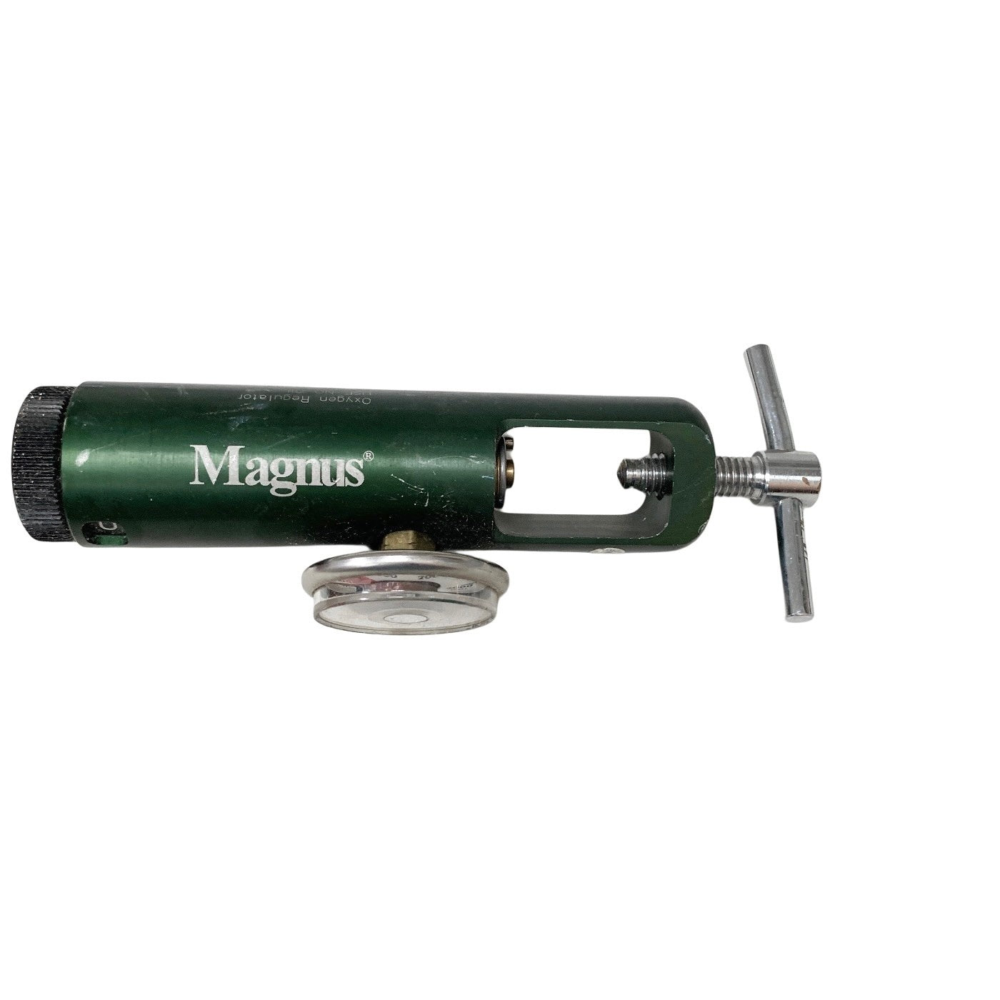 MAGNUS OXYGEN REGULATOR 50 PSI 1/03 IN1216328 GREEN NIP