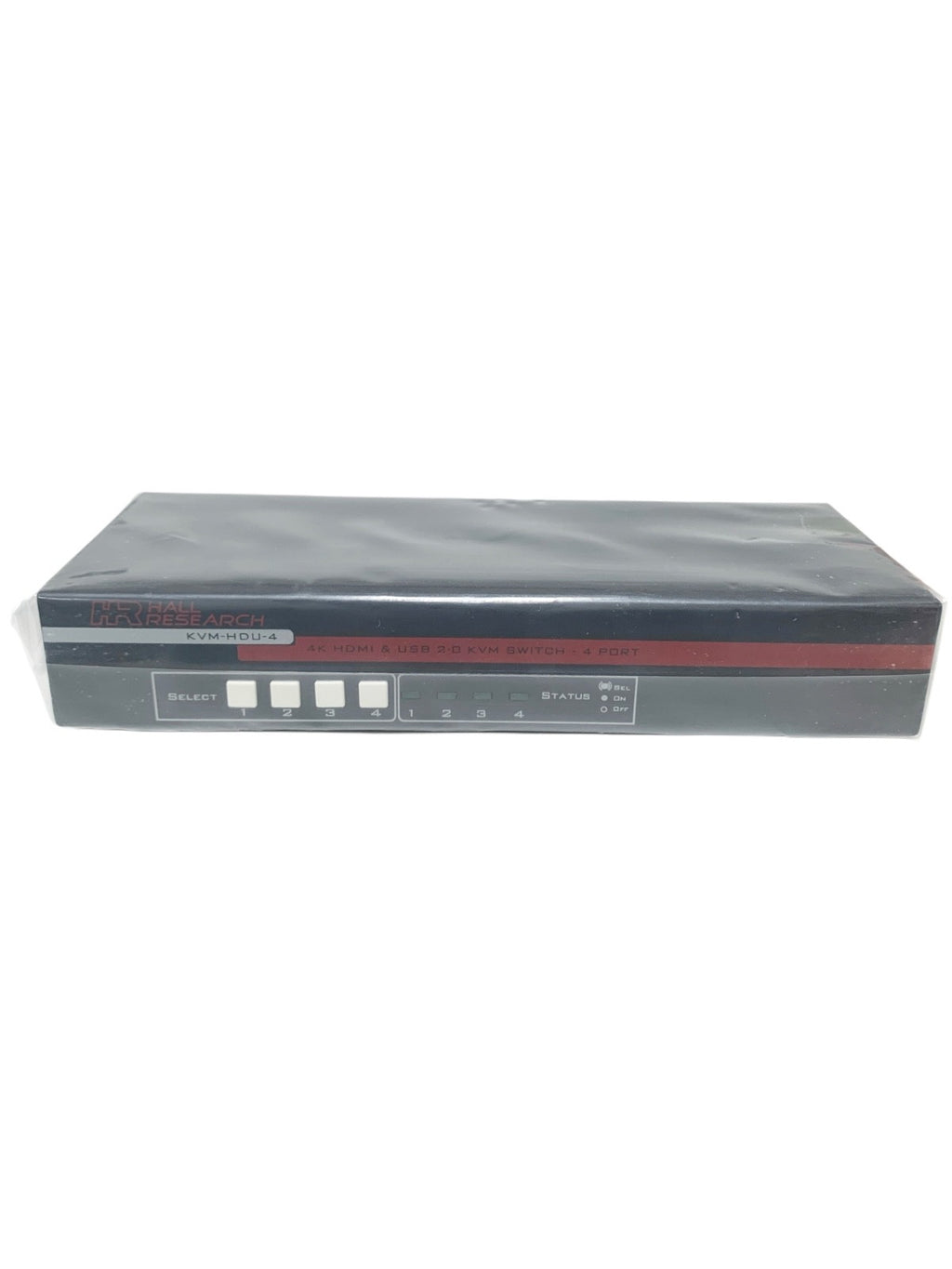 New Hall Research KVM-HDU-4,4-Port HDMI KVM Switch with 4K UHD Video & USB 2.0 H