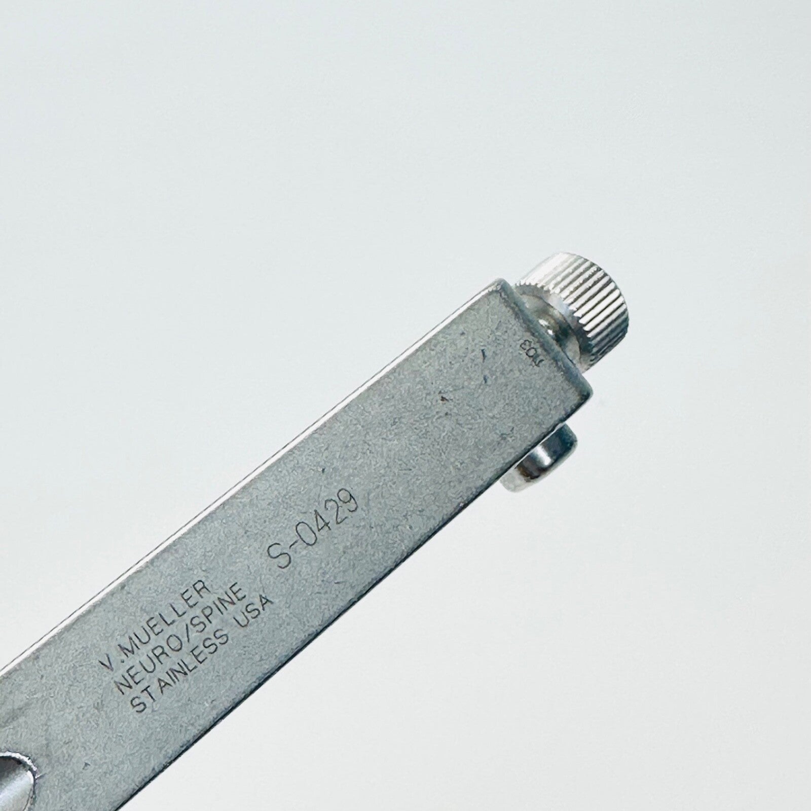 V. Mueller S-0429 Adjustable Lumbar Retractor Blade Holder  Instrument