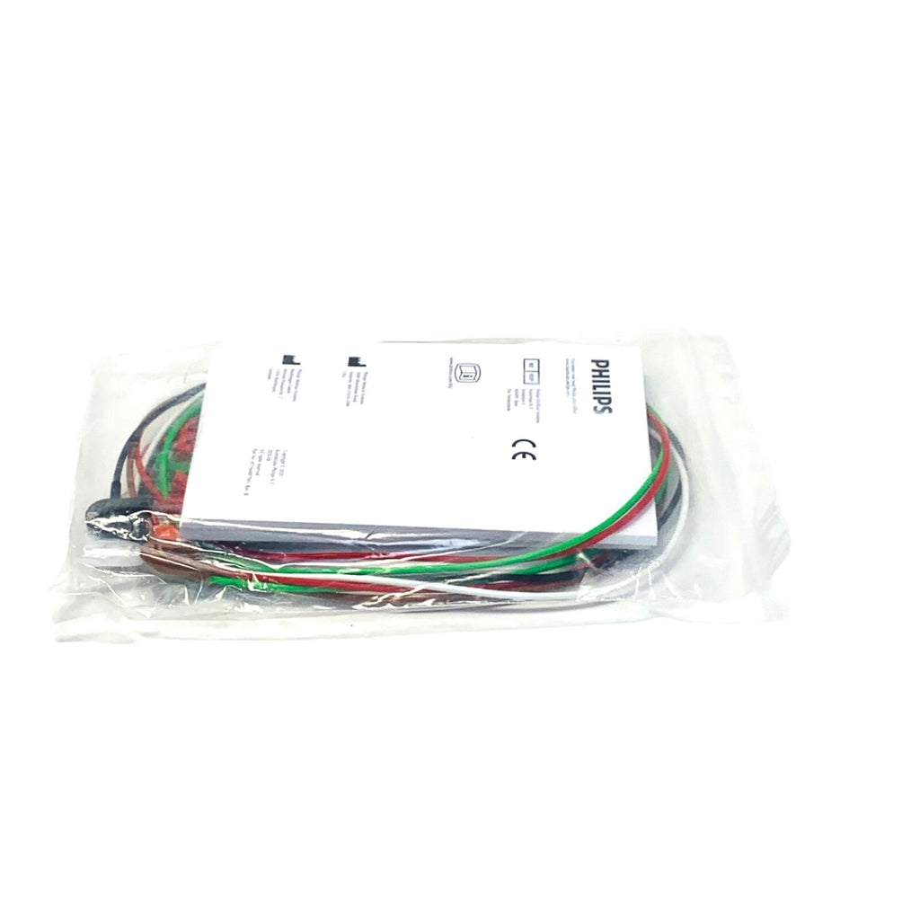 Philips REF M1968A, ECG Lead Set 5 Leads, Clip, Limb