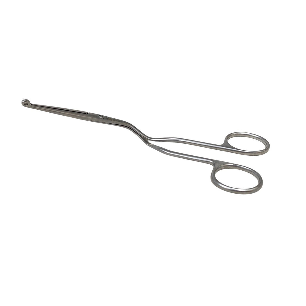 Aesculap Ref AN379R, Tilley Nasal Dressing Forceps 6.25" Bayonet Serrated ENT