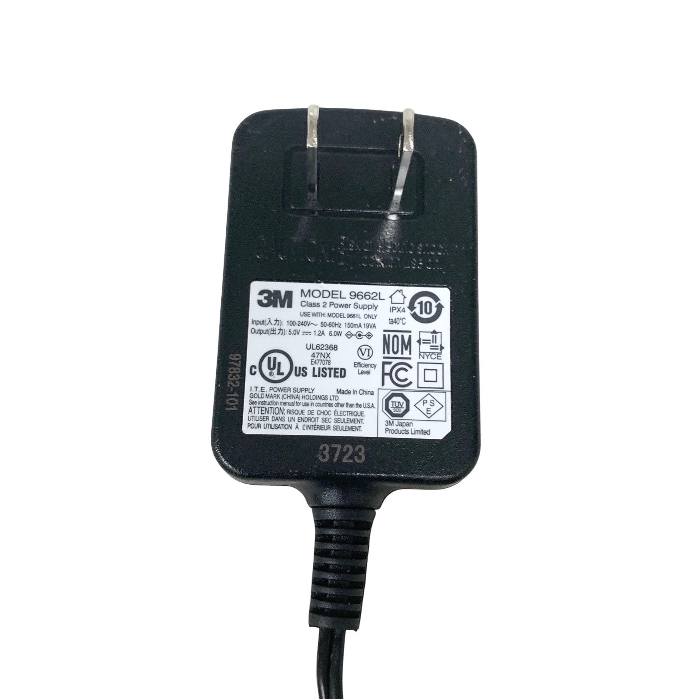 3M REF 9662L, SURGICAL CLIPPER POWER SUPPLY