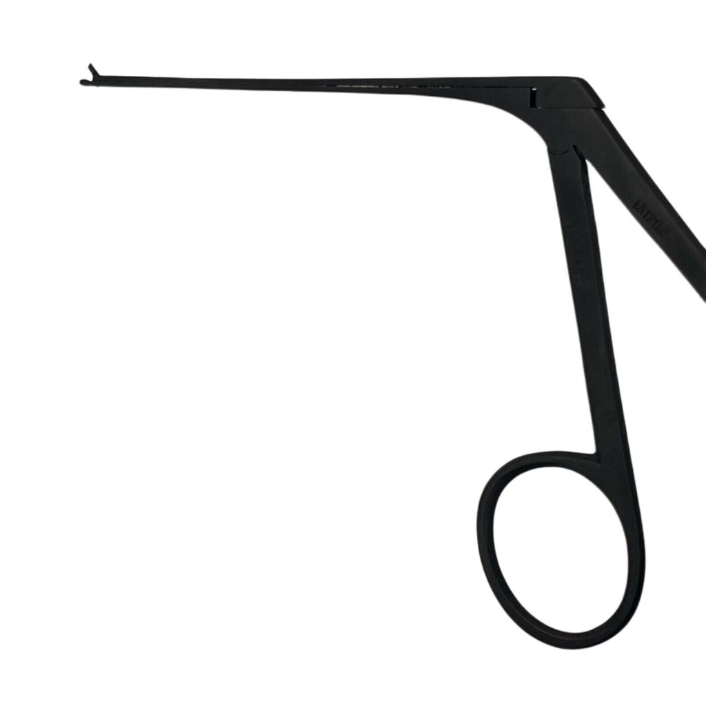 OLYMPUS  13-1202 Alligator Forcep Curved Right, Serrated 3mm