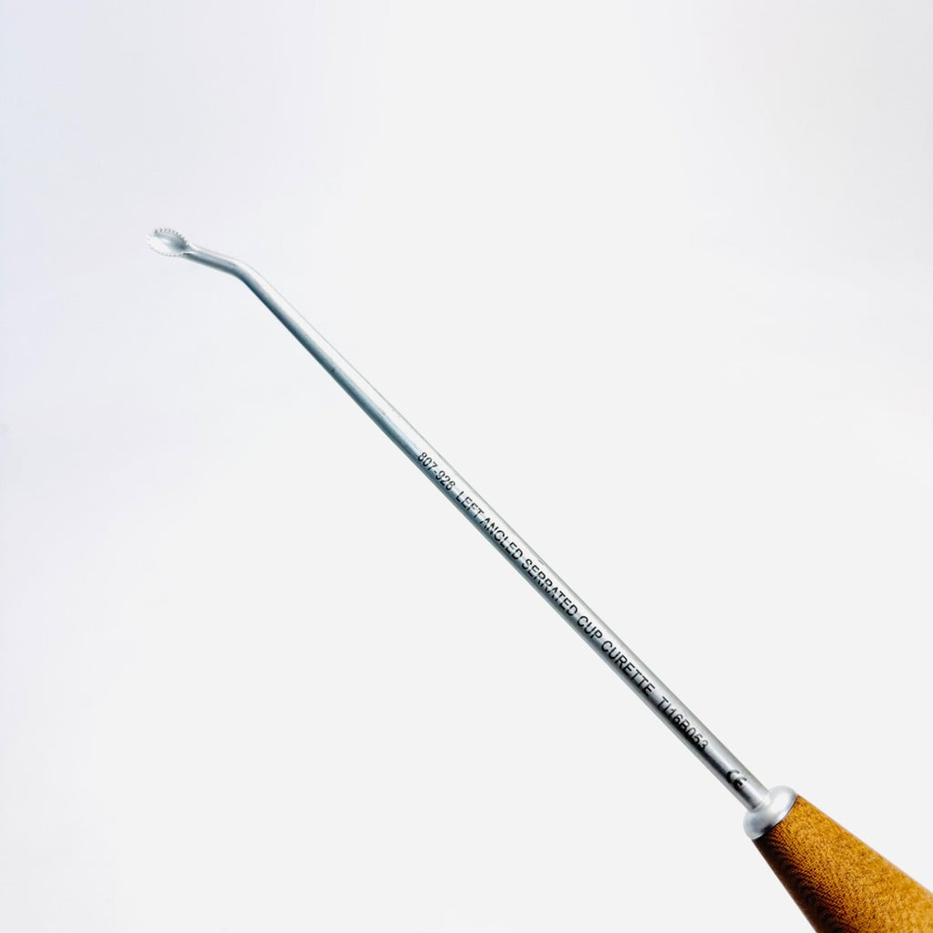 Medtronic 807-926 Left Angled Serrated Cup Curette Instrument