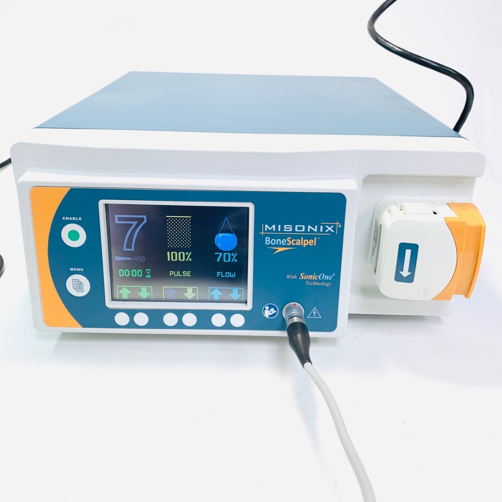 Misonix Console W/ 100-70-0000, E-SYSTRAY ,BCM-FS, Handpiece & Footswitch BCM-HP