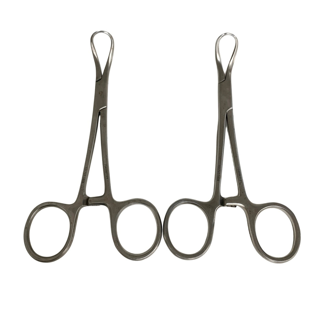 Jarit  111-102 LOT OF 2 Backhaus Towel Forceps 5.25"