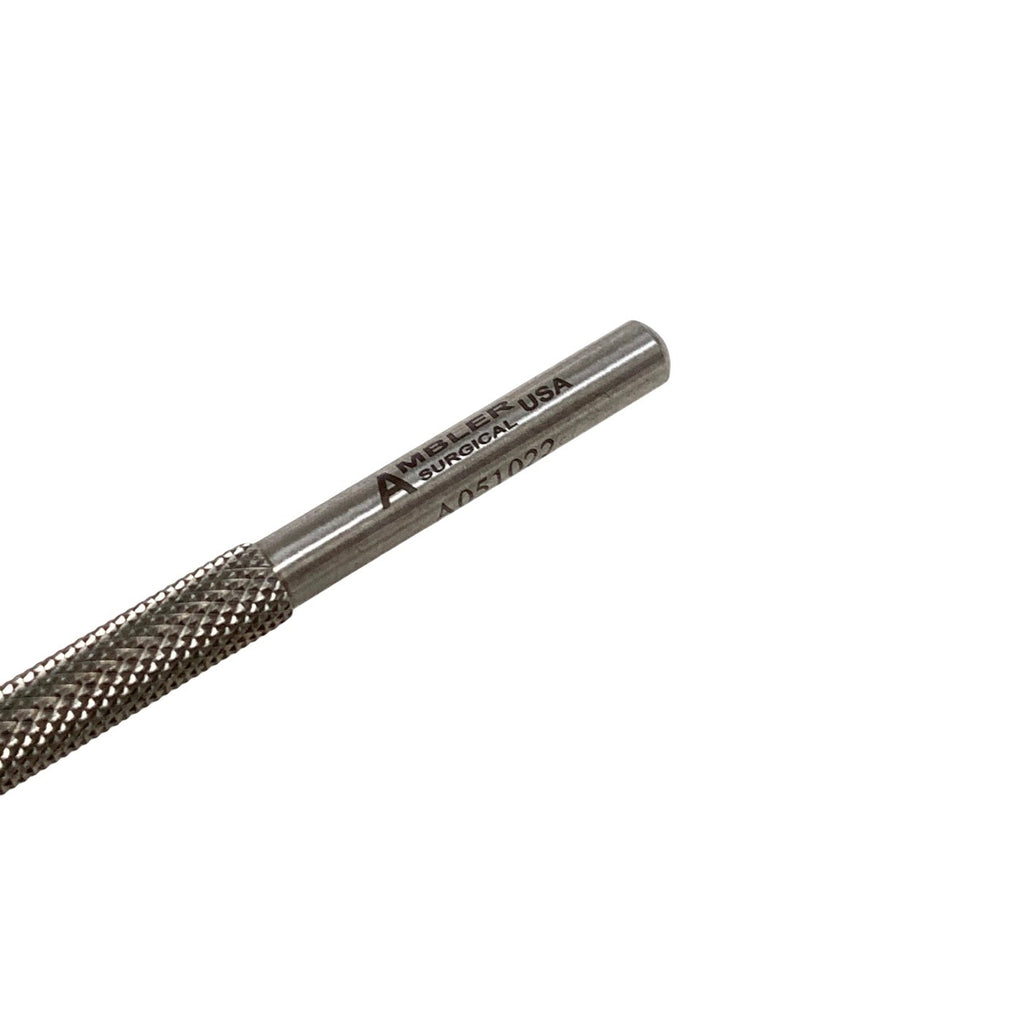 Ambler Ref 9241E, Drysdale nucleus manipulator 4 3/8'',angled shaft, 10.0mm