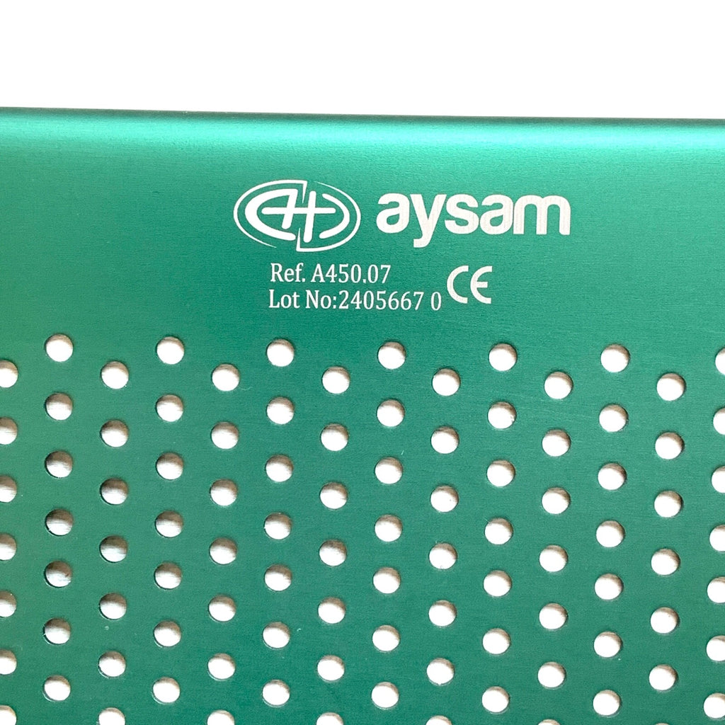 Aysam REF A450.07, Sterilization Case w/ REF AS590.03 Inner Tray