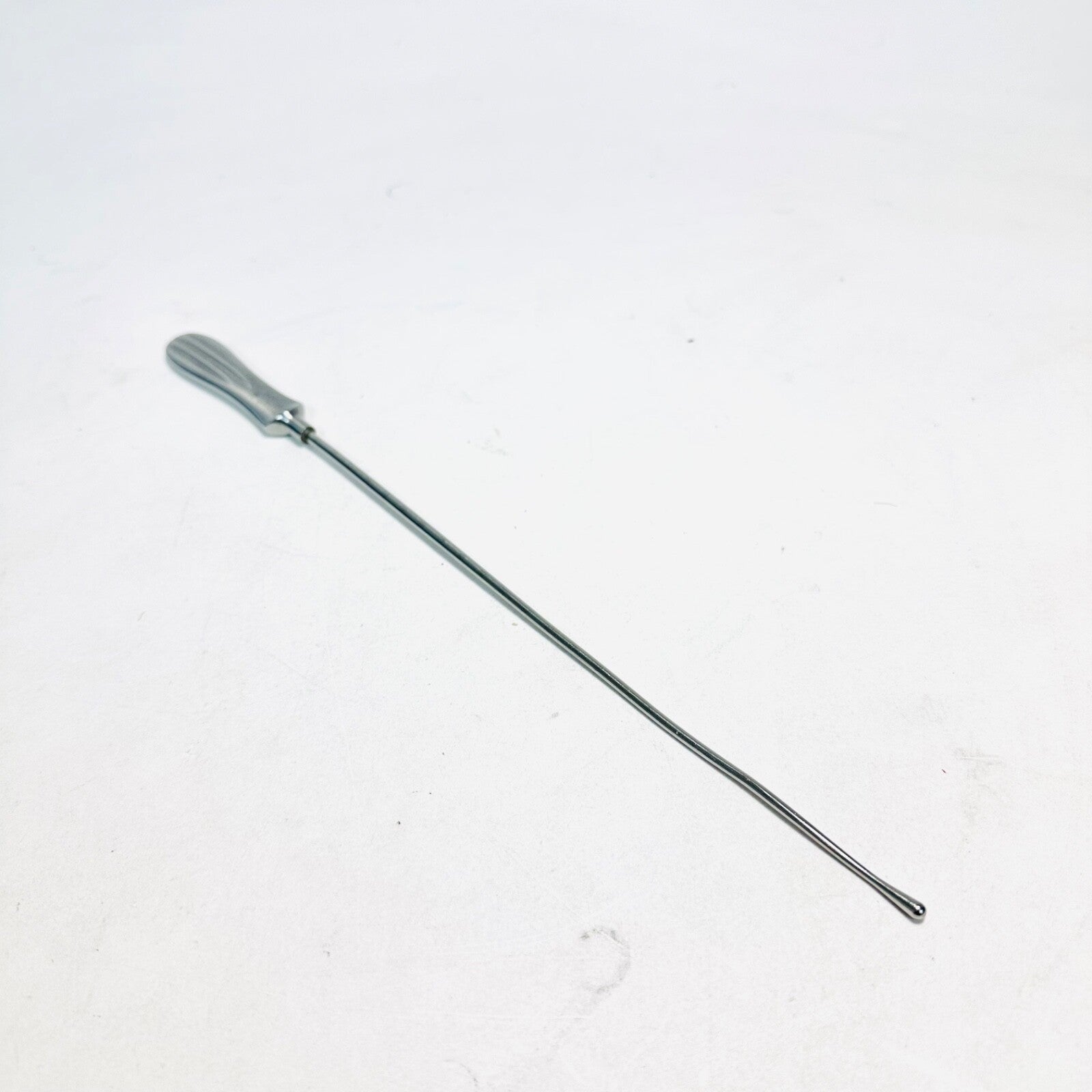 AESCULAP E0012R Probe Sims Malleable Curved Tip 4 mm Tip X 13 Inch