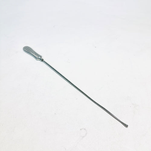 AESCULAP E0012R Probe Sims Malleable Curved Tip 4 mm Tip X 13 Inch