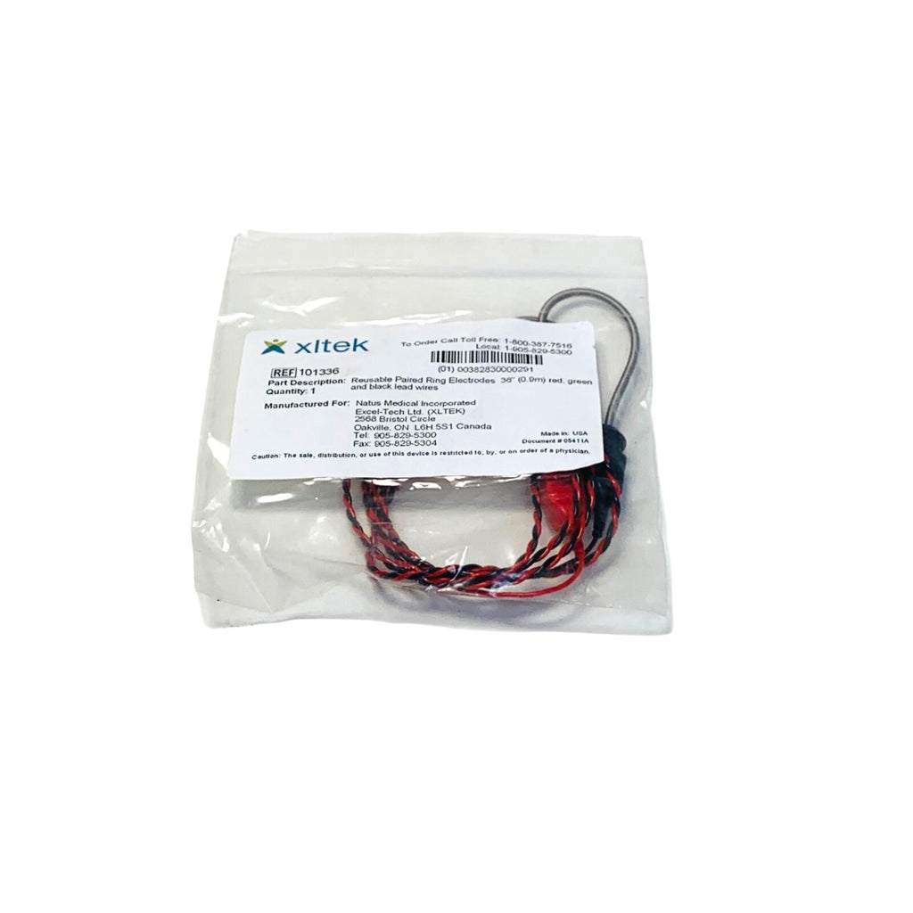 Xltek Ref 101336, Reusable Paired Ring Electrodes 36 (0.9m)