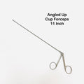 V. Mueller Microlaryngeal Grasping Angled UP CUP Forceps 11 Inch Instrument