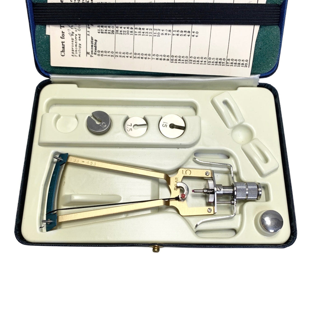 SKLAR REF 88-453, SCHIOTZ TONOMETER WITH CASE