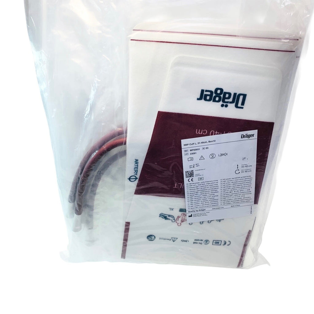 Drager REF MP00931, BLOOD PRESSURE CUFF, LARGE 31-40CM, 10PCS