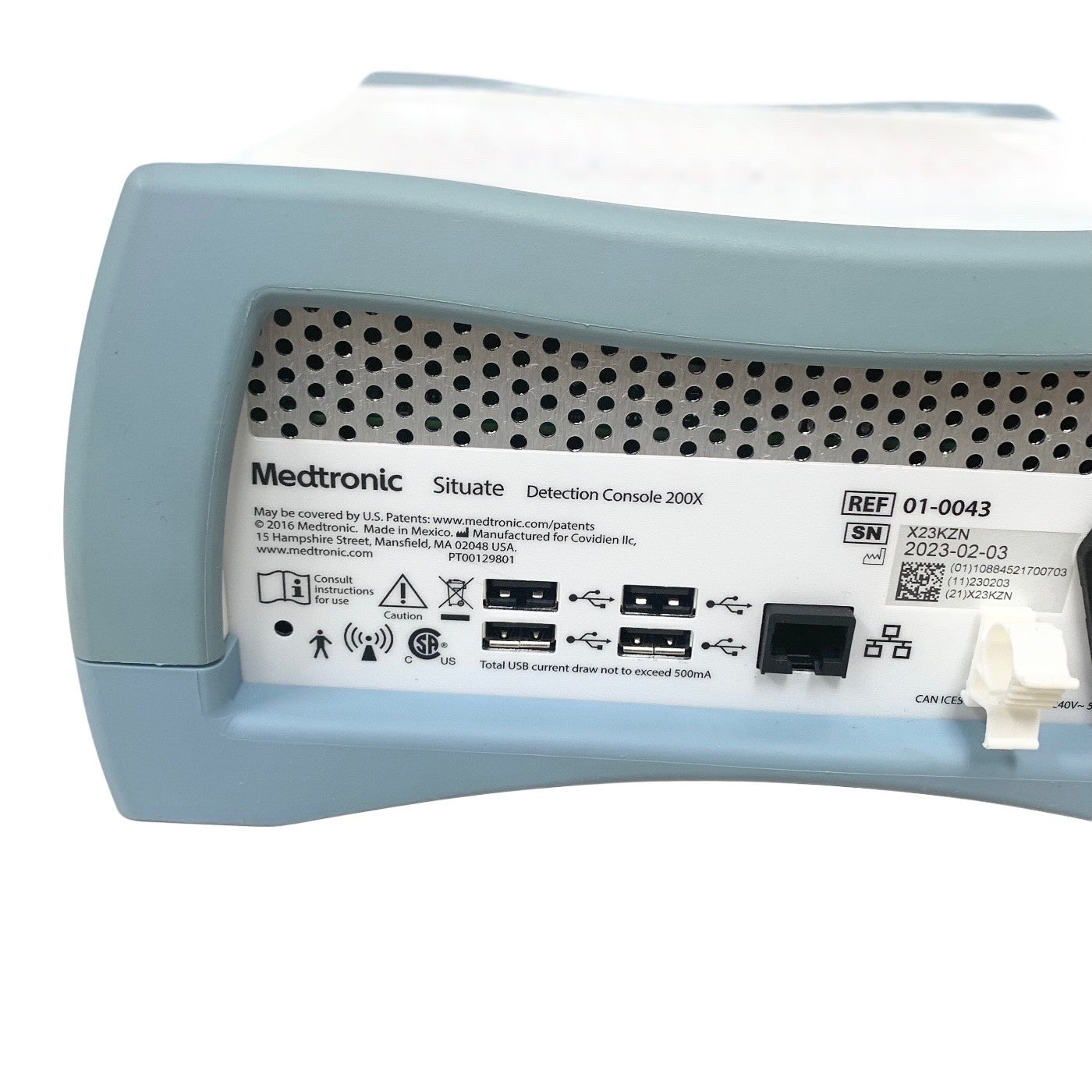 MEDTRONIC REF 01-0043, Situate Detection Console 200x, VERSION 2.0.3
