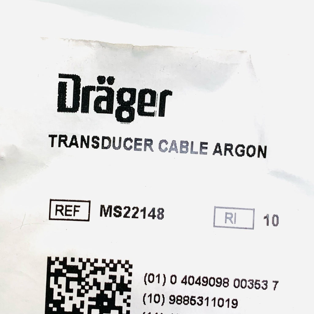 Drager REF MS22148, ARGON TRANSDUCER CABLE
