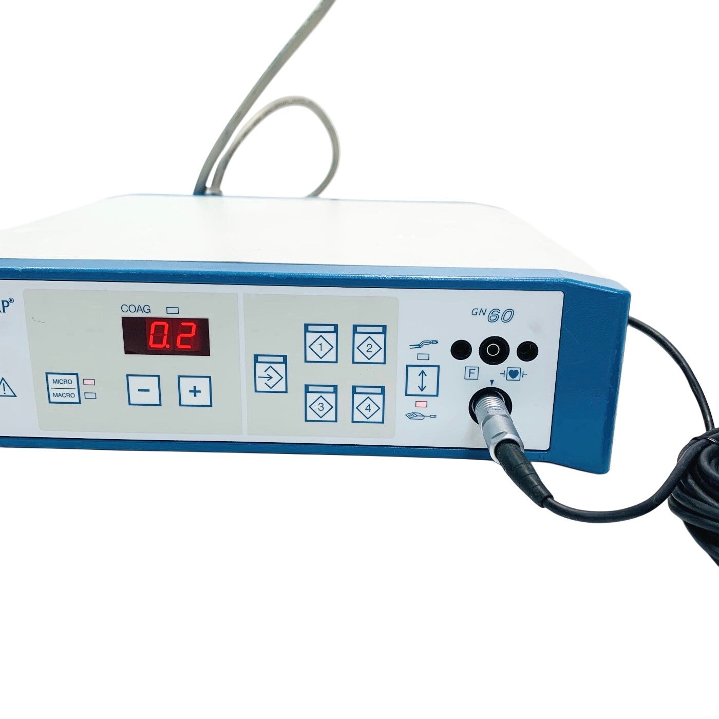 Aesculap REF GN60 HIGH FREQUENCY GENERATOR w/ MARQUARDT REF 2410.0401 FOOTSWITCH