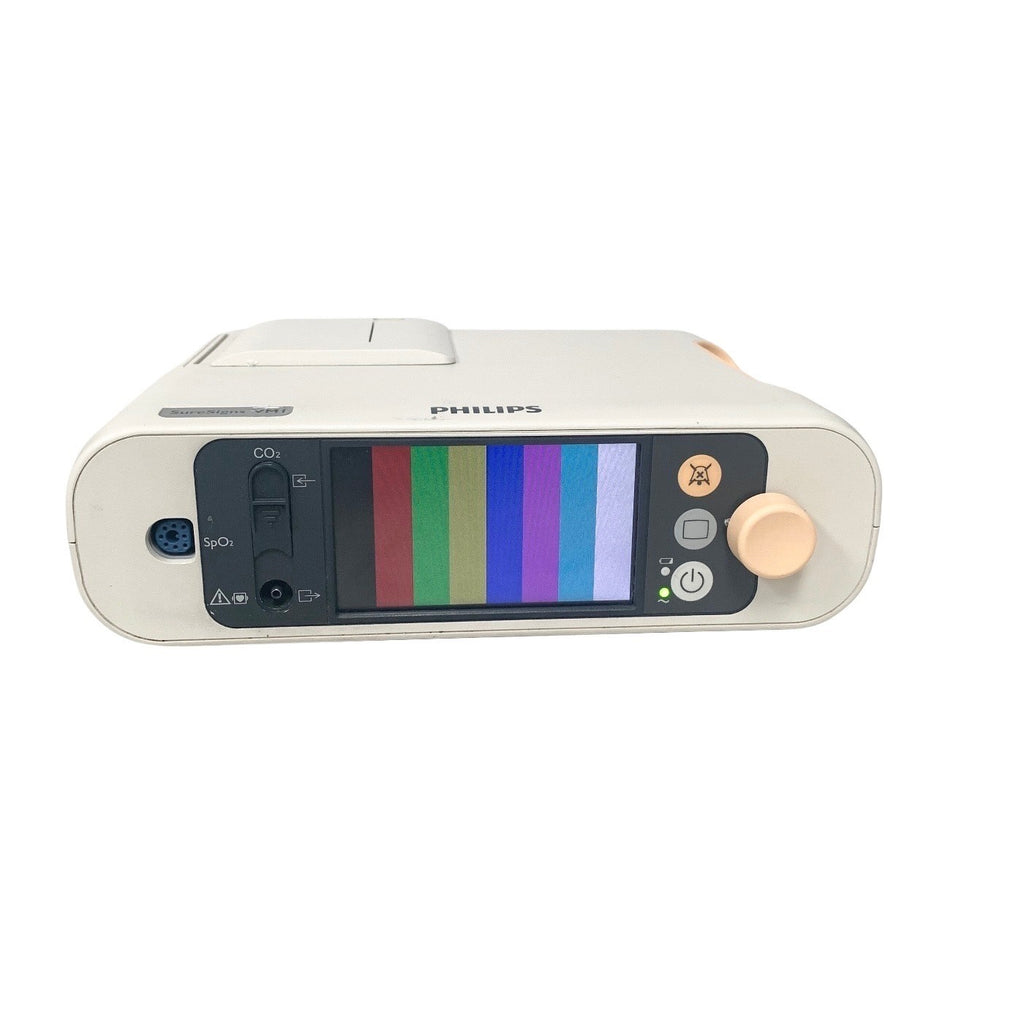 Philips SureSigns VM1 Patient Monitor 863266 Opt ABA Capnography CO2 SpO2 2014