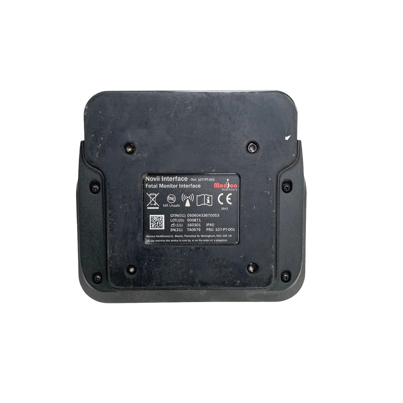 MONICA HEALTHCARE REF 107 PT-001, Novii Interface Fetal Monitor Interface