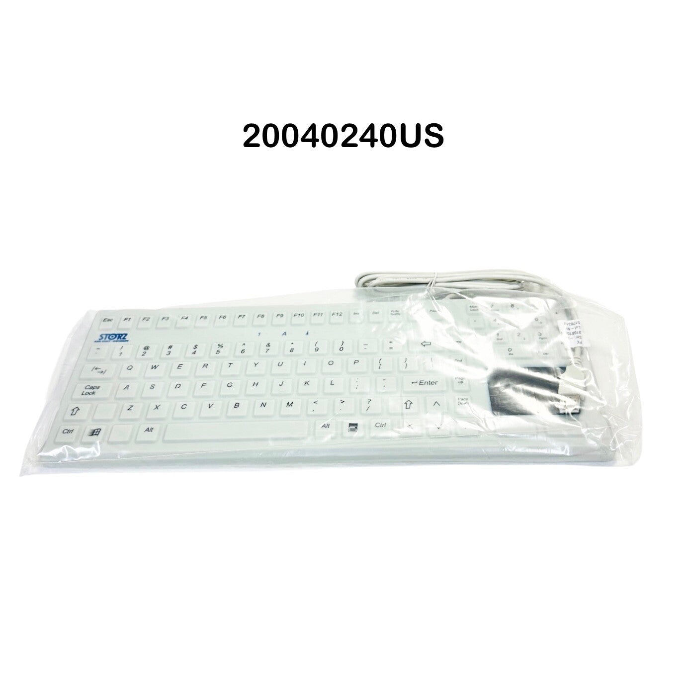 STORZ 20040240US USB silicone keyboard with touchpad, US