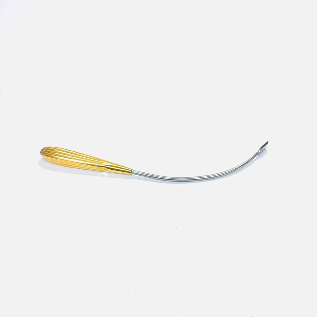 Periosteal Elevator Curved Stainless Steel Wide Blade, 10 Inch Length Instrument