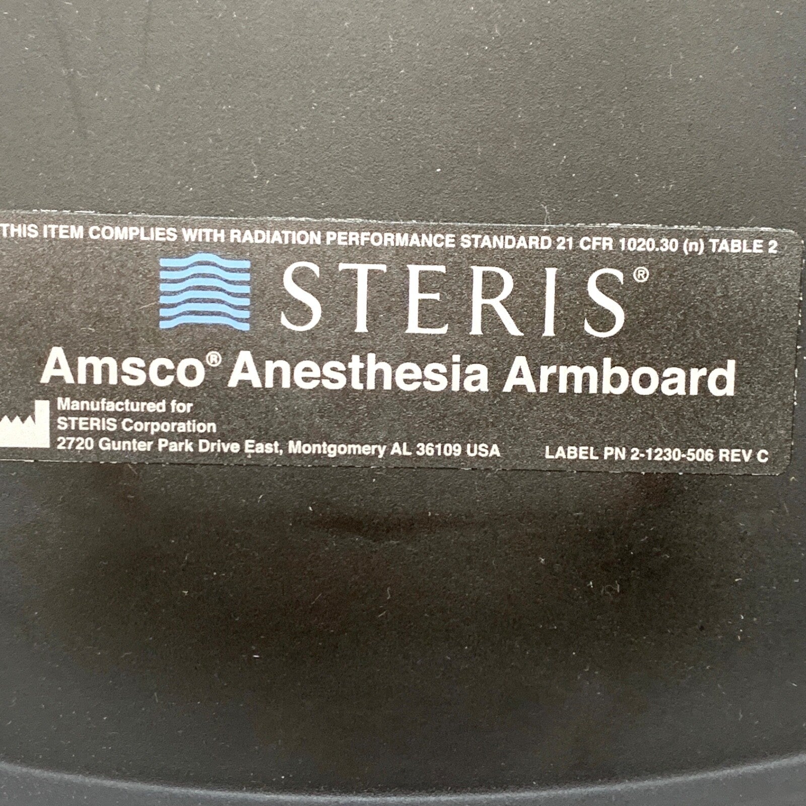Steris REF BF431, Amsco Anesthesia Armboard, P/N P141210538