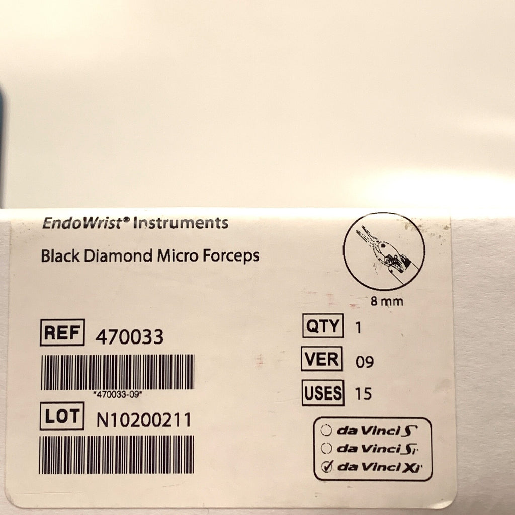 Intuitive Surgical Da Vinci Xi REF 470033, Black Diamond Micro Forceps