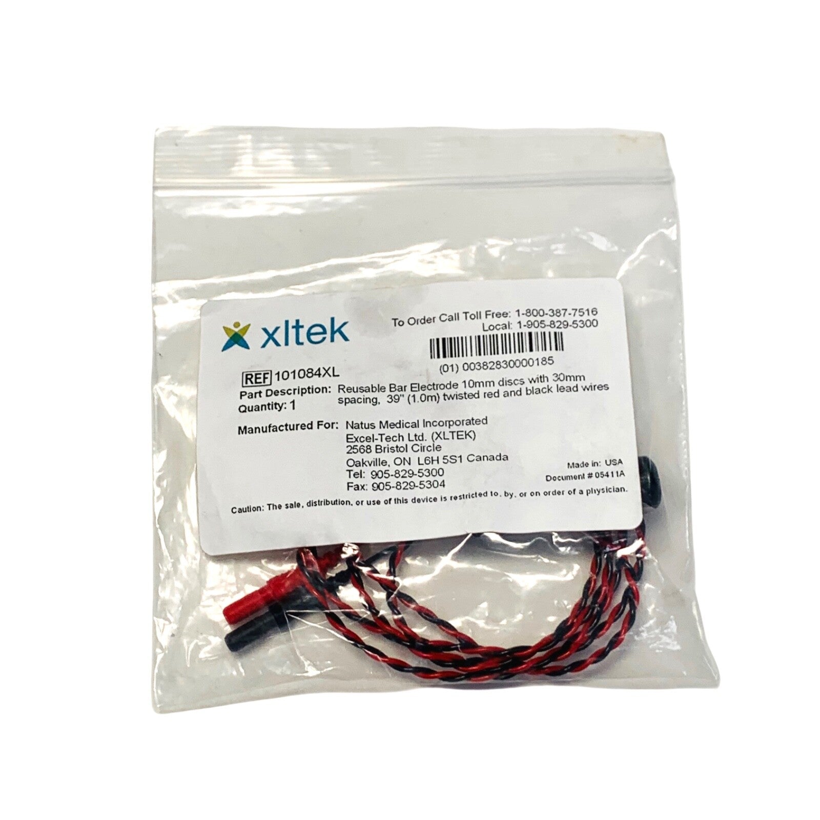 Xltek REF 101084XL, Reusable Bar Electrode