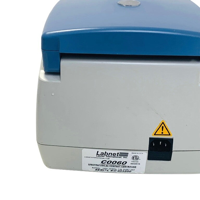 Labnet Spectrafuge REF C0060 6C, Compact Centrifuge with 6-Place Rotor