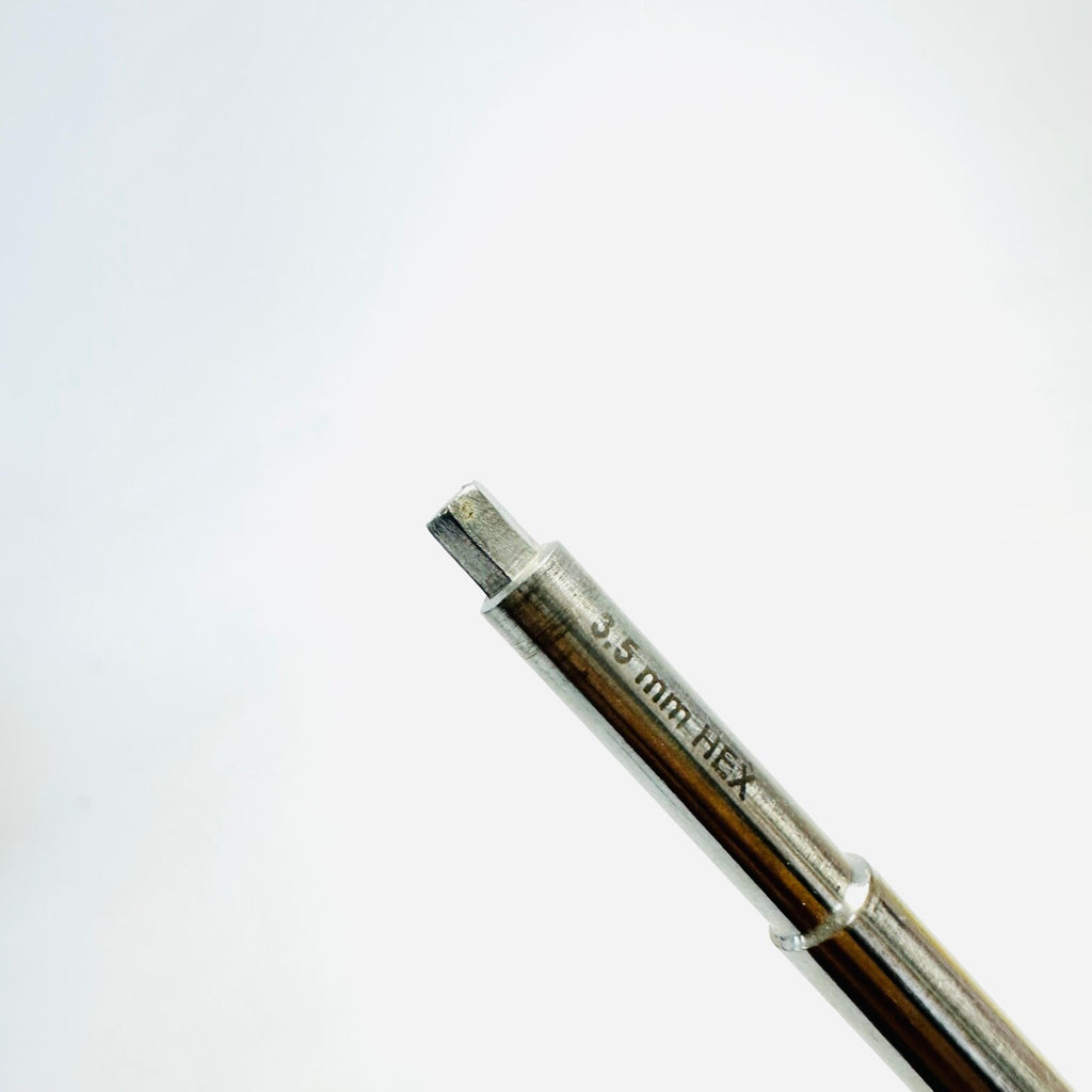 gSource 86.4595 Screwdriver 12″ hexagonal 3.5mm with notch Instrument