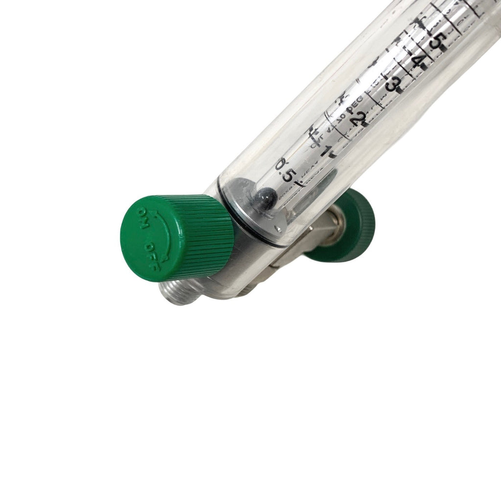 PRECISION MEDICAL 8MFA O2 Flowmeter 44-67 LPM Max Flush W/ Female Connector