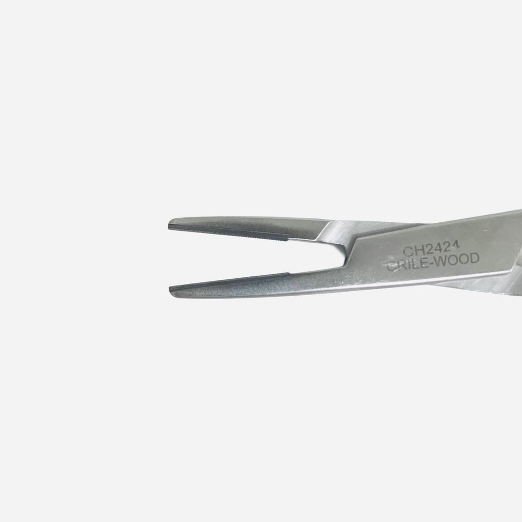 Crile-Wood Needle Holder Tungsten Carbide Inserts, Straight 8in Length X:CH2424