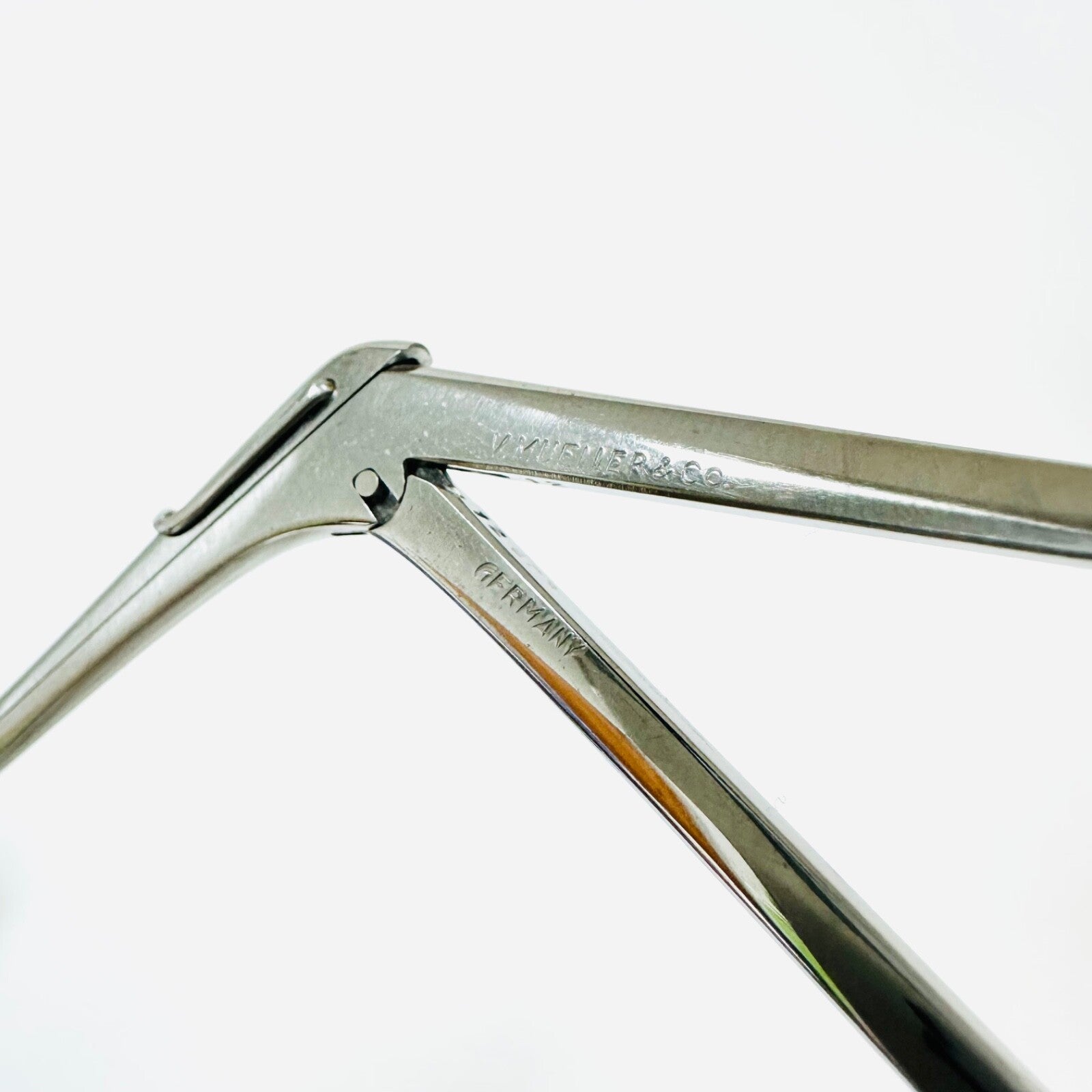 V. Mueller Microlaryngeal Grasping Angled UP CUP Forceps 11 Inch Instrument