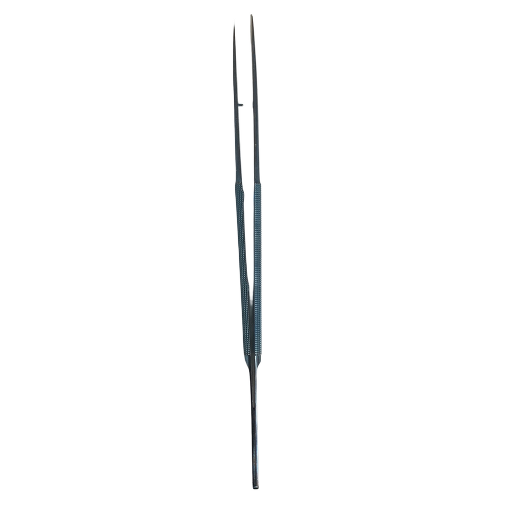 Wexler FL0762.21 Ring tip Forceps Straight 1mm TC coated rings,Titanium, 10'"