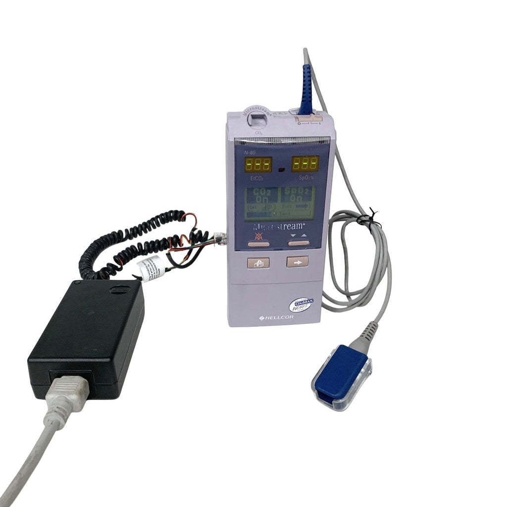 Nellcor N-85, Handheld Capnograph Pulse Oximeter EtCO2 SpO2 Monitor Microstream