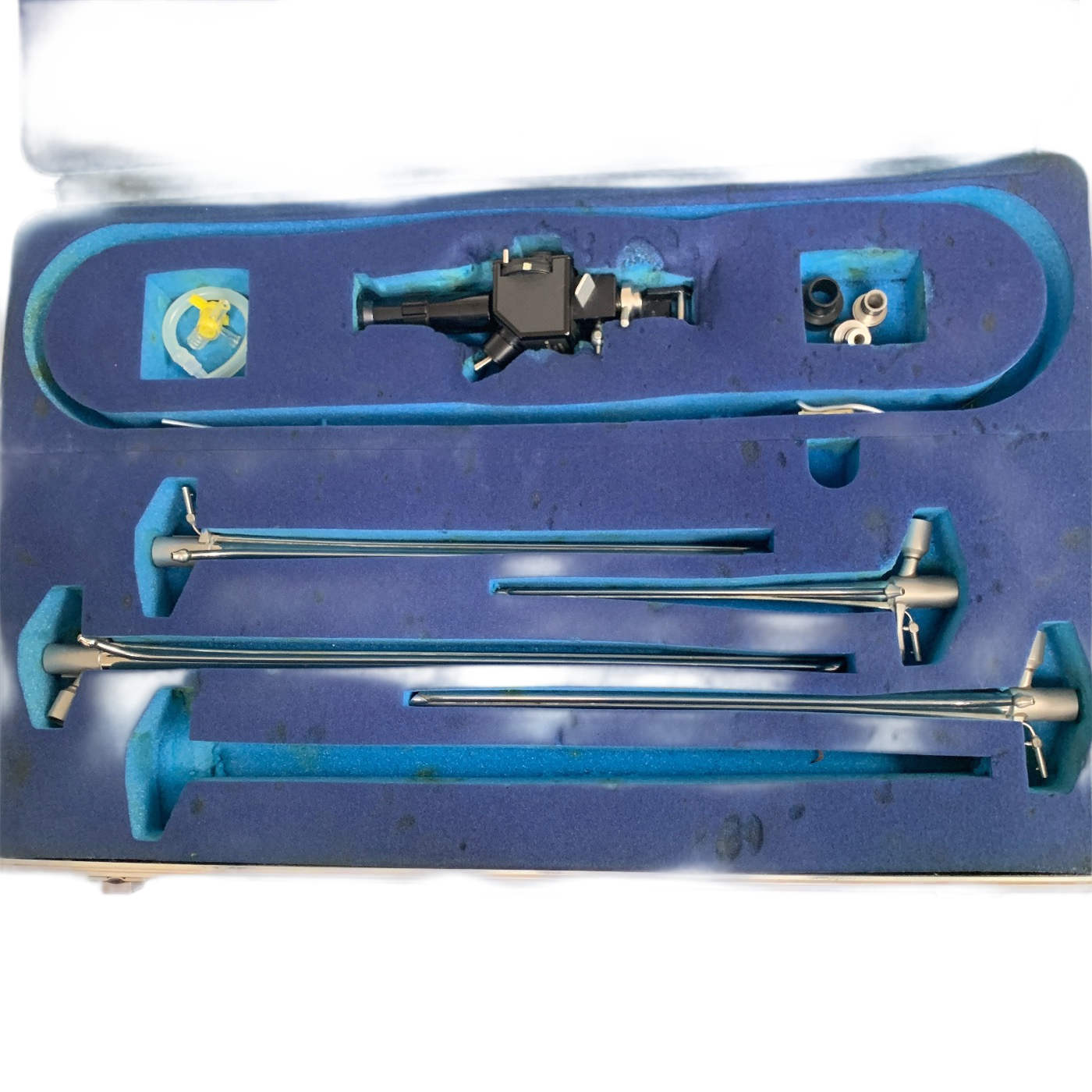 PILLING Rigid Bronchoscope Set With Eder Medical 8331000 Optical Telescope Head