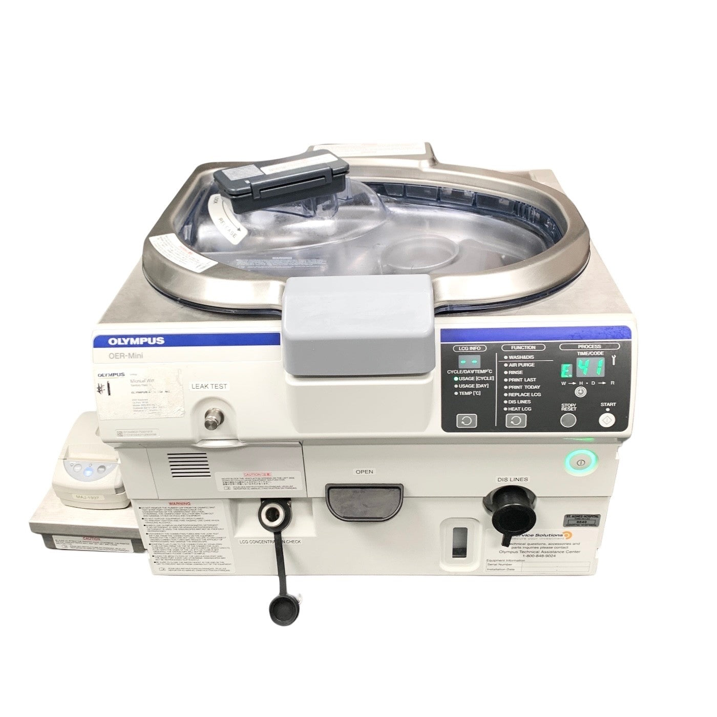 Olympus OER-Mini Endoscope Reprocessor w/ Printer, AER ENT Disinfector