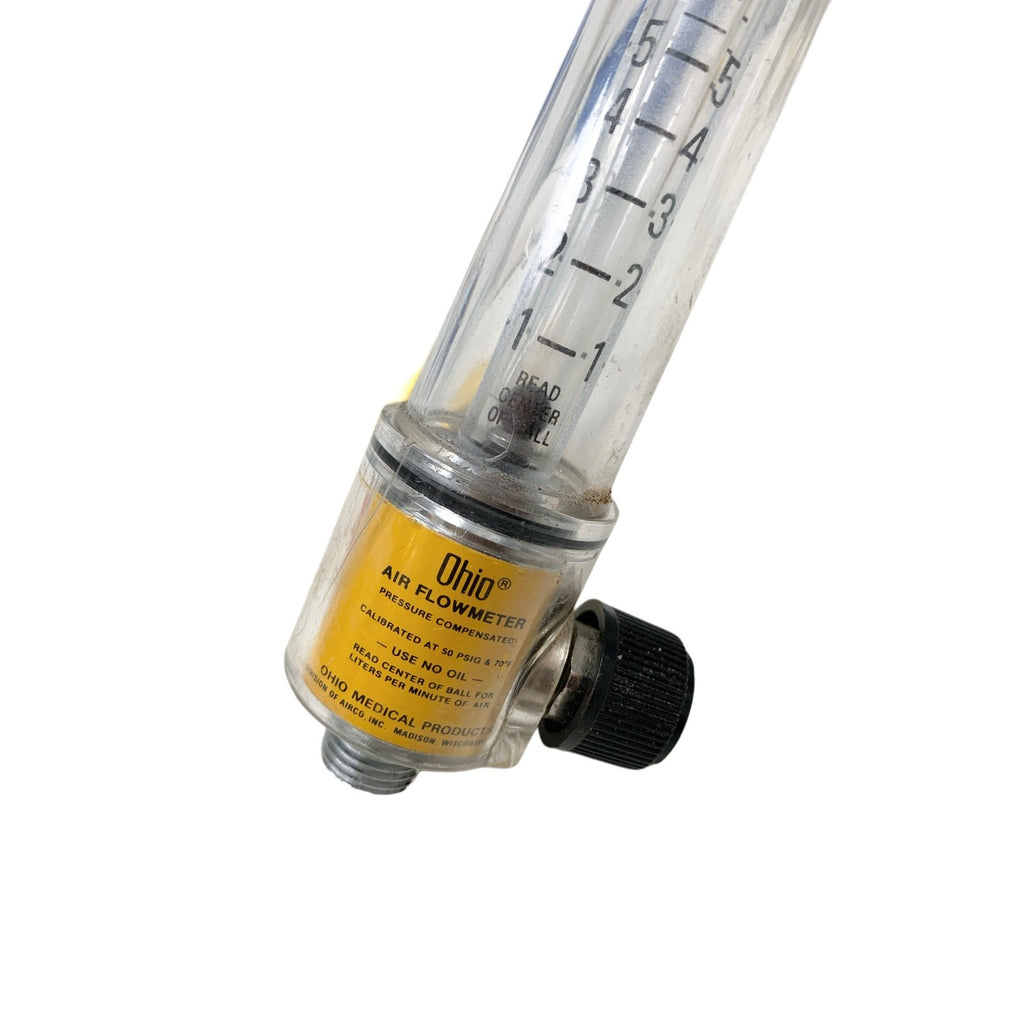 OHIO MEDICAL AIR FLOWMETER WITH FEMALE CONNECTOR