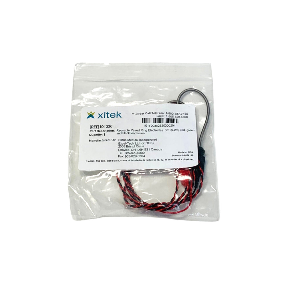 Xltek Ref 101336, Reusable Paired Ring Electrodes 36 (0.9m)