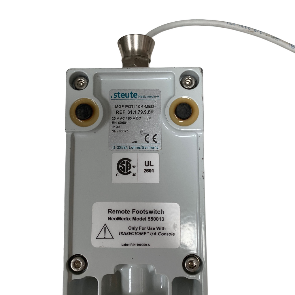 STEUTE REF 31.1.79.9.01, REMOTE FOOT SWITCH