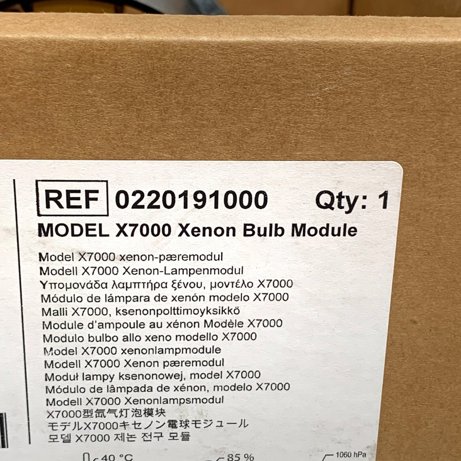 Stryker REF 220-191-000, Model X7000 Xenon Bulb Module
