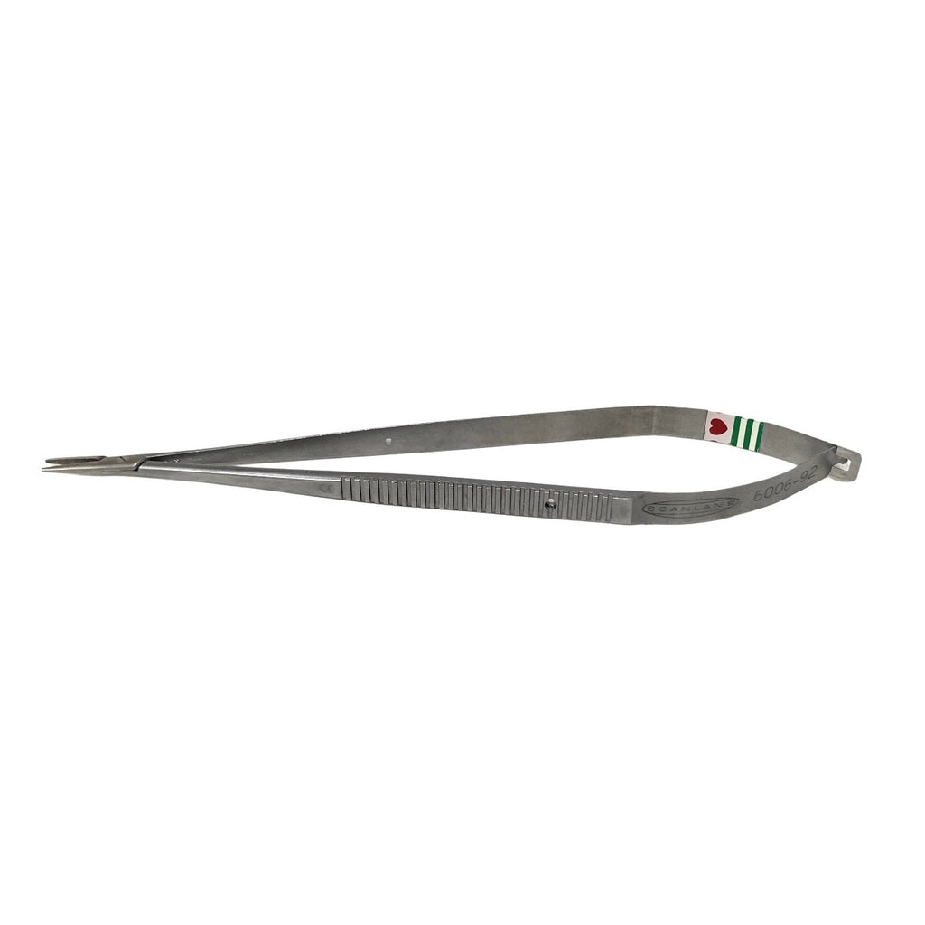 Scanlan 6006-92 Jacobson Micro Needle Holder Straight 7 1/4" Surgical Instrument